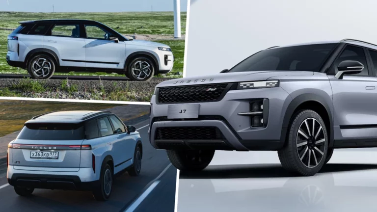 jaecoo j7 эксклюзив сбоку спереди сзади кроссовер голубой