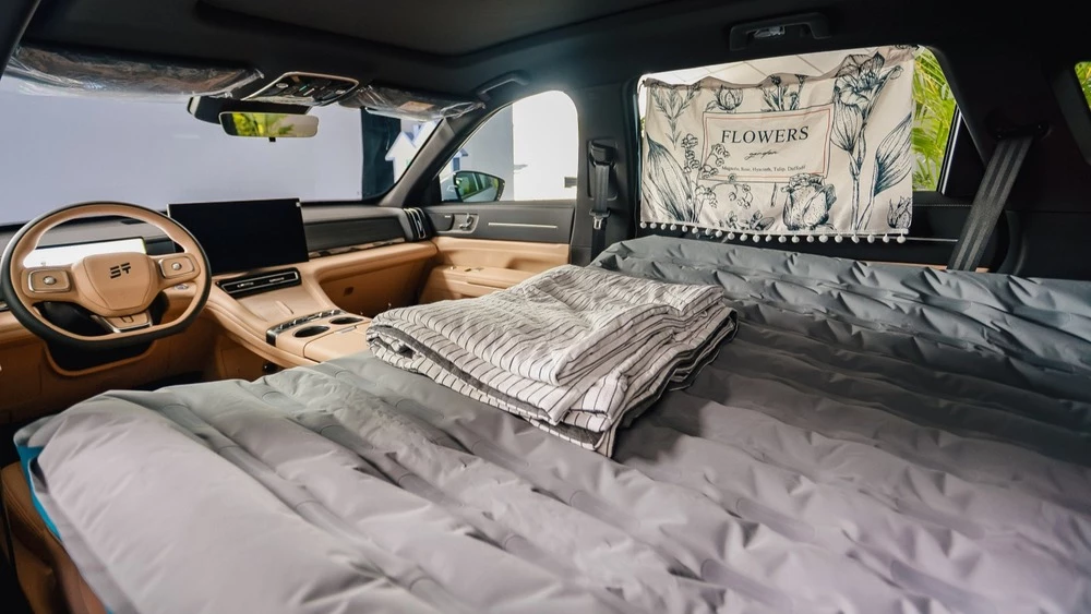 Jetour Shanhai L7 Plus салон интерьер кровать