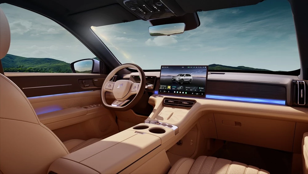 Jetour Shanhai L7 Plus салон интерьер