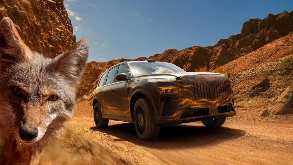 Флагманский кроссовер Voyah Taishan показали на новых фото. Почему он может добраться до России Кроссовер Voyah Taishan сбоку спереди