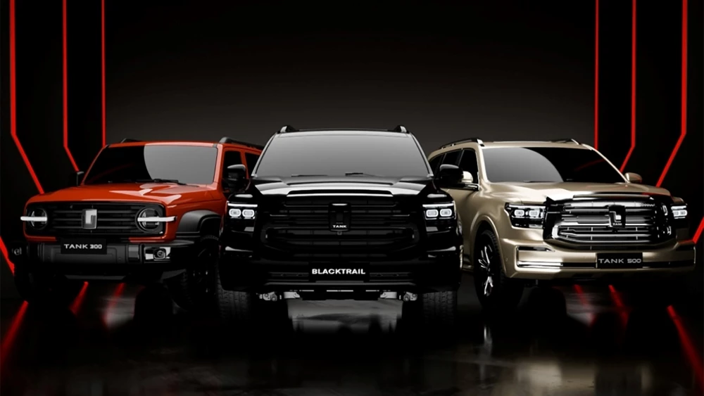 Tank 500 300 700 спереди реклама модельный ряд