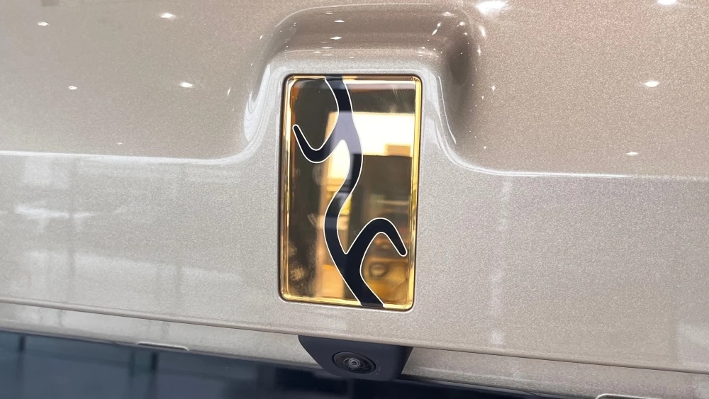 YangWang U8L сзади логотип 24-каратное золото