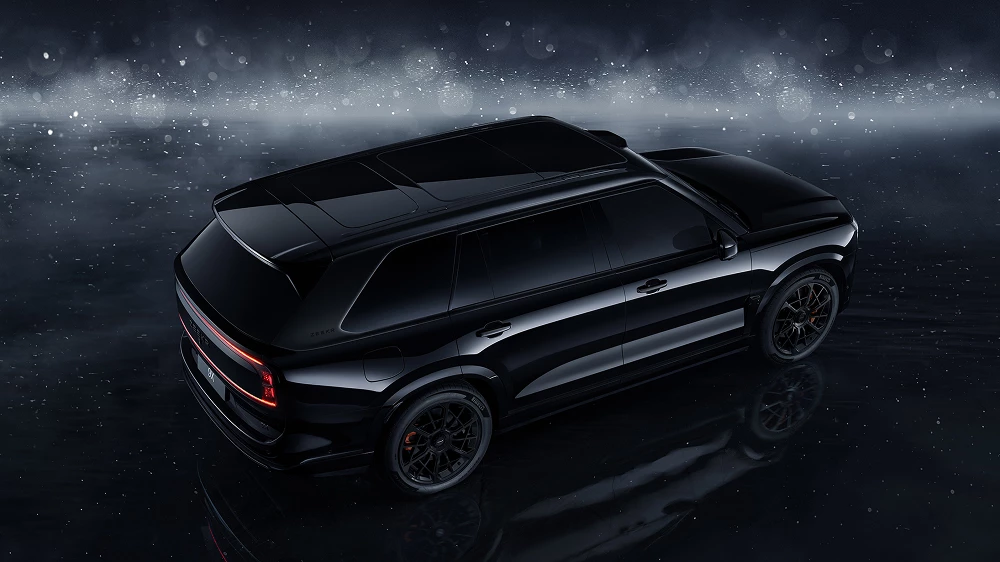 zeekr 9x предзаказ старт черный сбоку сзади кроссовер цены