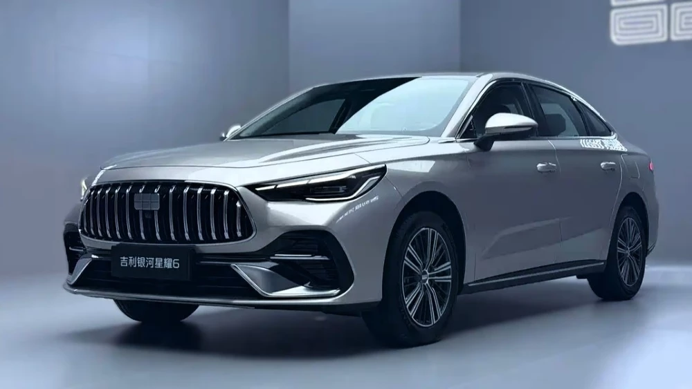 geely galaxy starshine 6 спереди сбоку седан