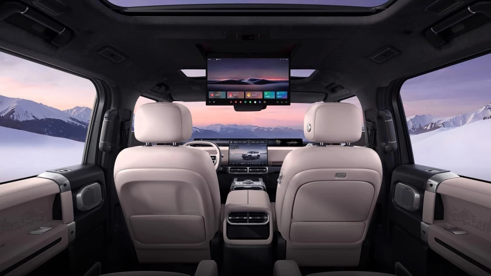 jetour zongheng g700 внедорожник интерьер салон