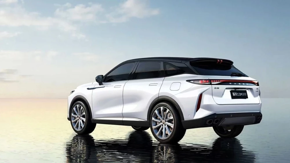 exeed rx cdm global edition сбоку сзади гибрид