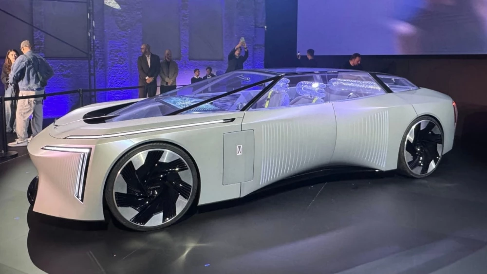 Концепт Vision Xpectra сбоку спереди мюнхенский автосалон 2025