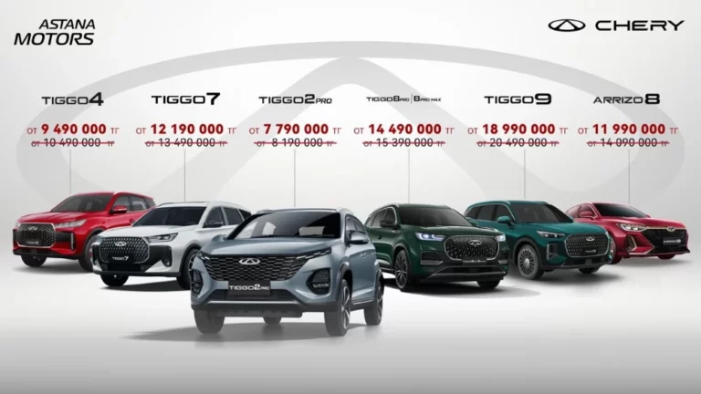 Как снизились цены на автомобили Chery в Казахстане