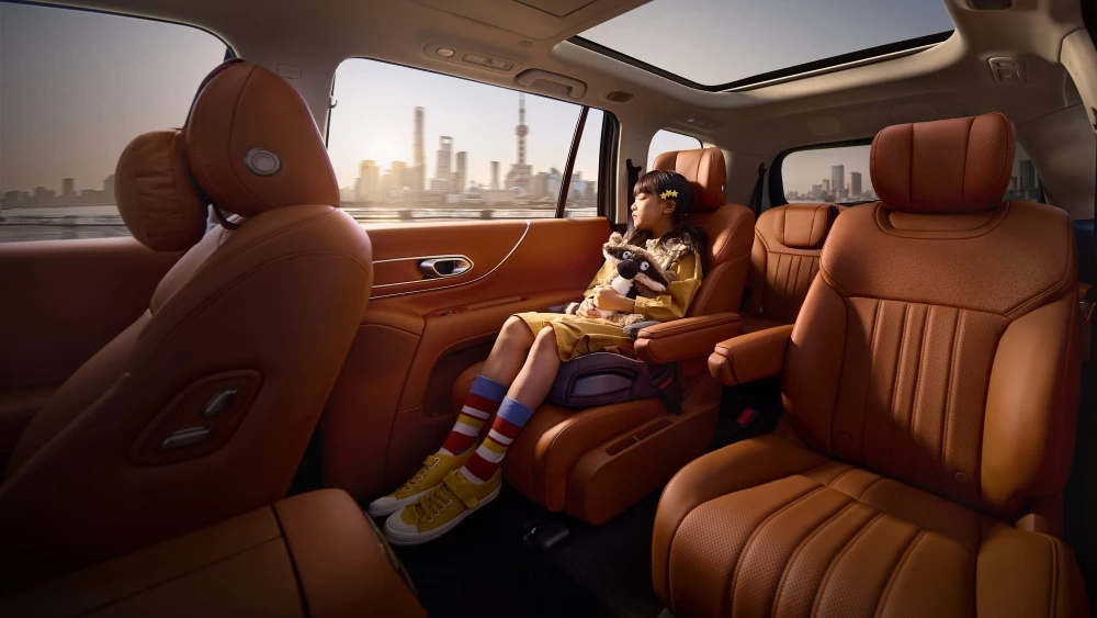 GAC Trumpchi S9 салон интерьер второй ряд сиденья