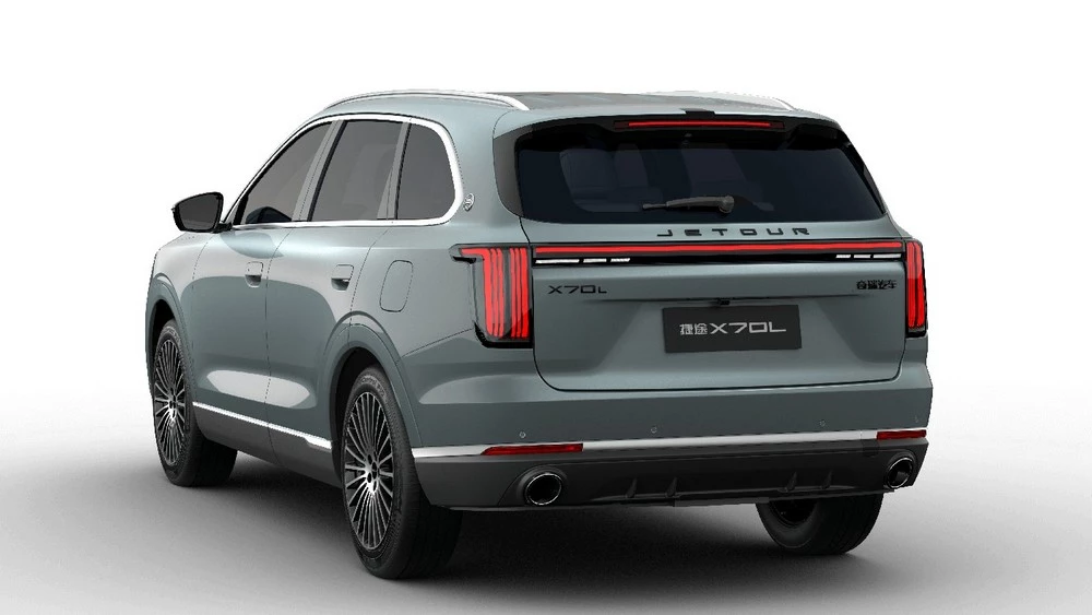 Jetour X70L сбоку сзади