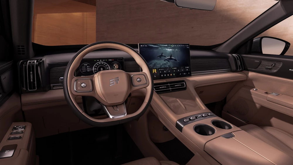 Jetour X70L салон интерьер