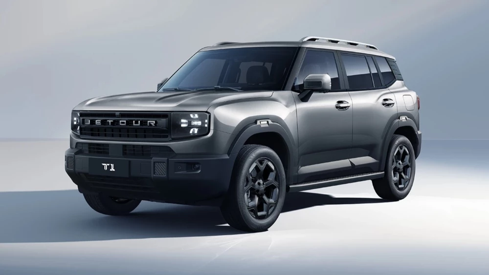 Jetour t1 сбоку спереди