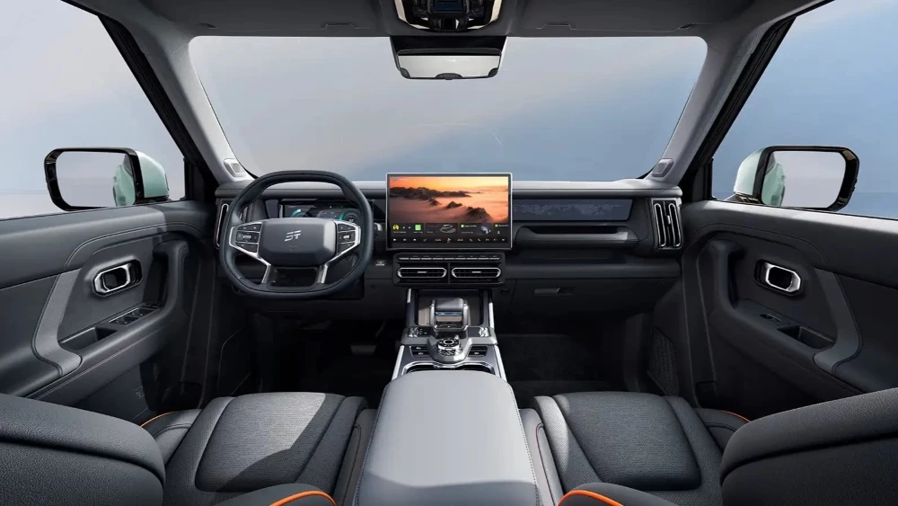 Jetour t1 салон интерьер