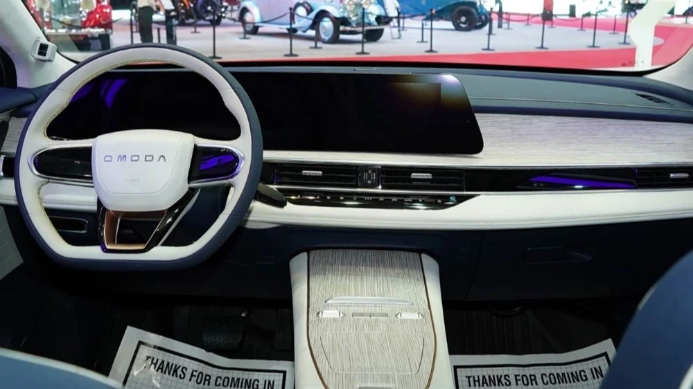 Omoda E5 салон интерьер мюнхенский автосалон 2025