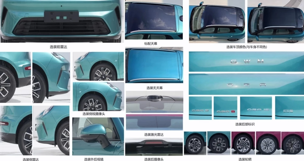 Электрический кроссовер Ora 5 i5 дизайн экстерьер