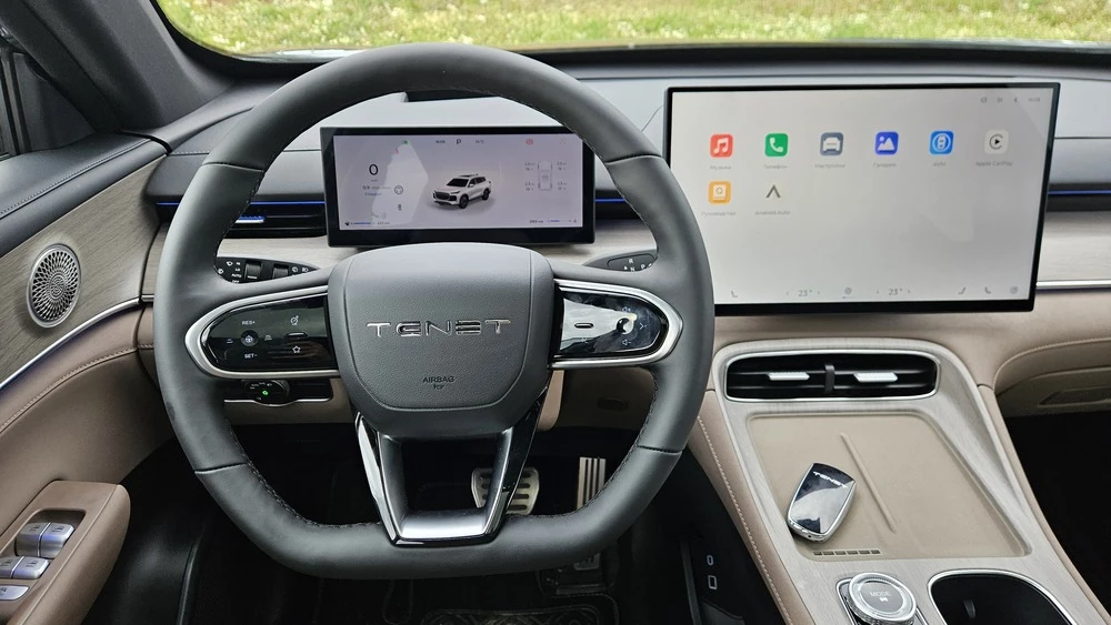 Tenet T8 салон интерьер руль