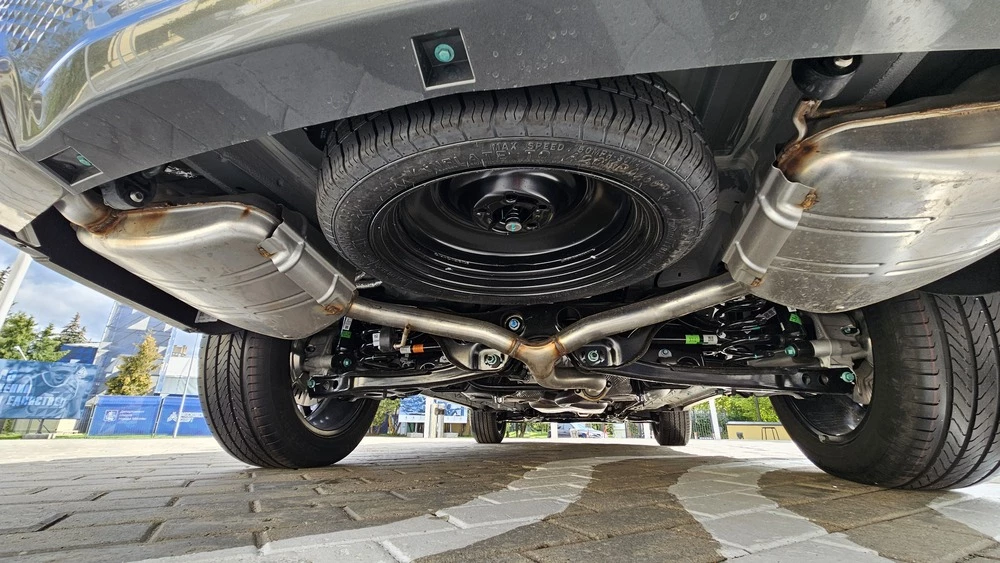 Tenet T8 днище подвеска запаска