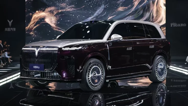 voyah taishan предзаказ сбоку спереди гибридный флагманский полноразмерный кроссовер китай