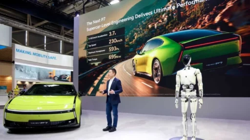 Xpeng P7 новый второе поколение мюнхенский автосалон 2025