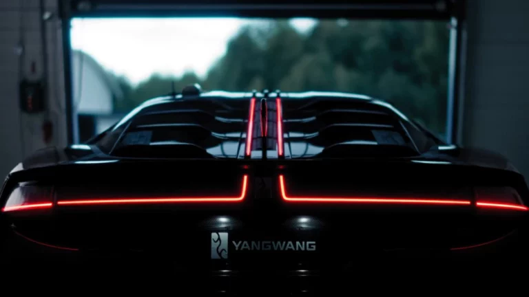 Обновленный гиперкар YangWang U9 Track Edition 02 сзади