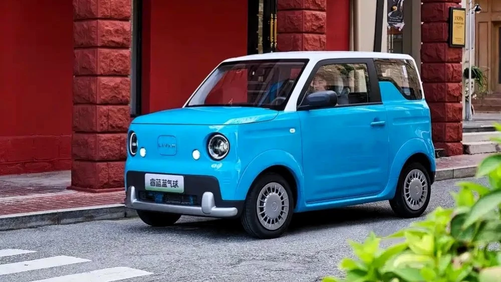 электрический ситикар livan blue balloon спереди сбоку