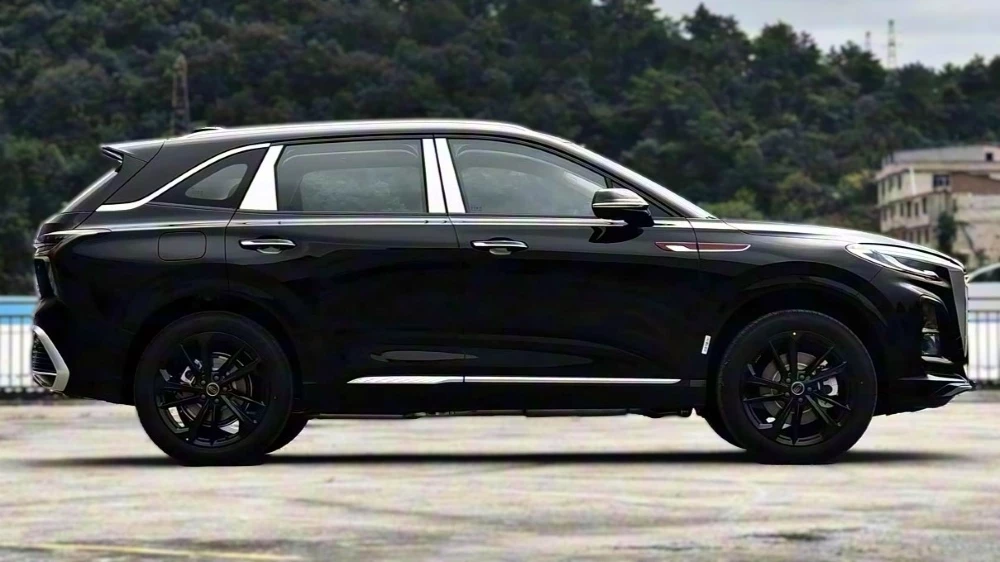 обновленный гибридный кроссовер Hongqi HS3 PHEV сбоку