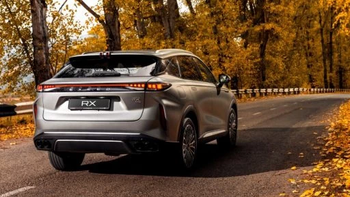 кроссовер exeed rx в Казахстане сзади сбоку