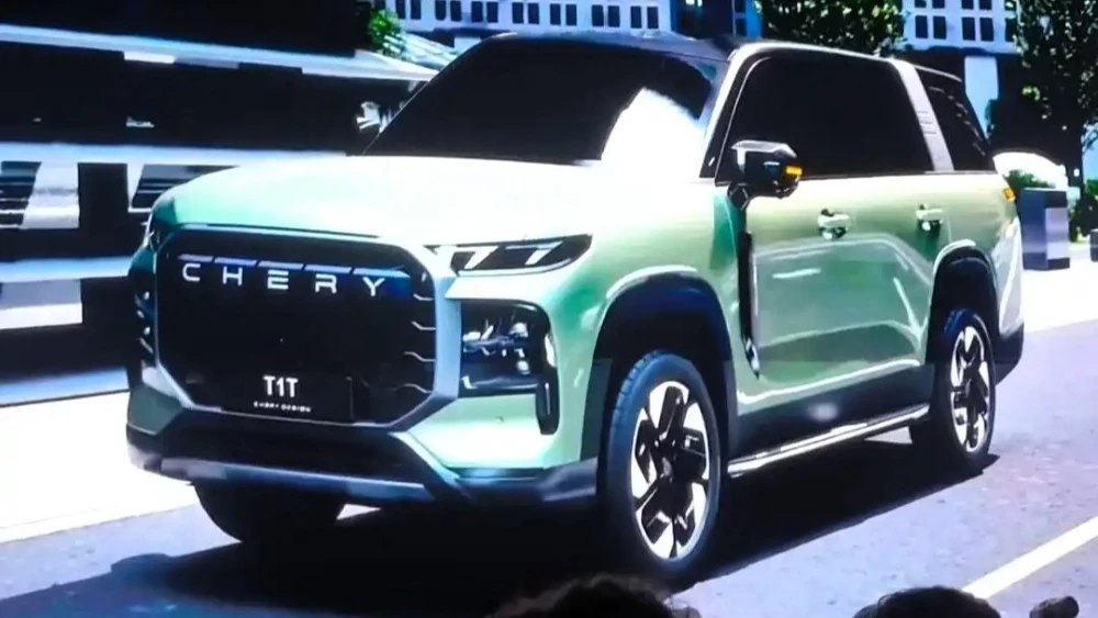 внедорожники chery t1t презентация спереди сбоку слайд