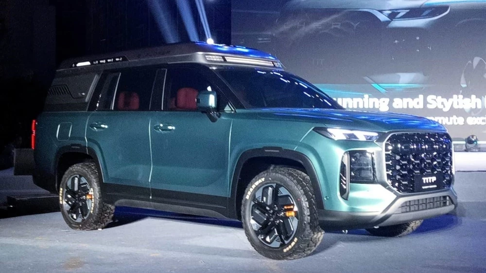 внедорожники chery t1tp презентация спереди сбоку