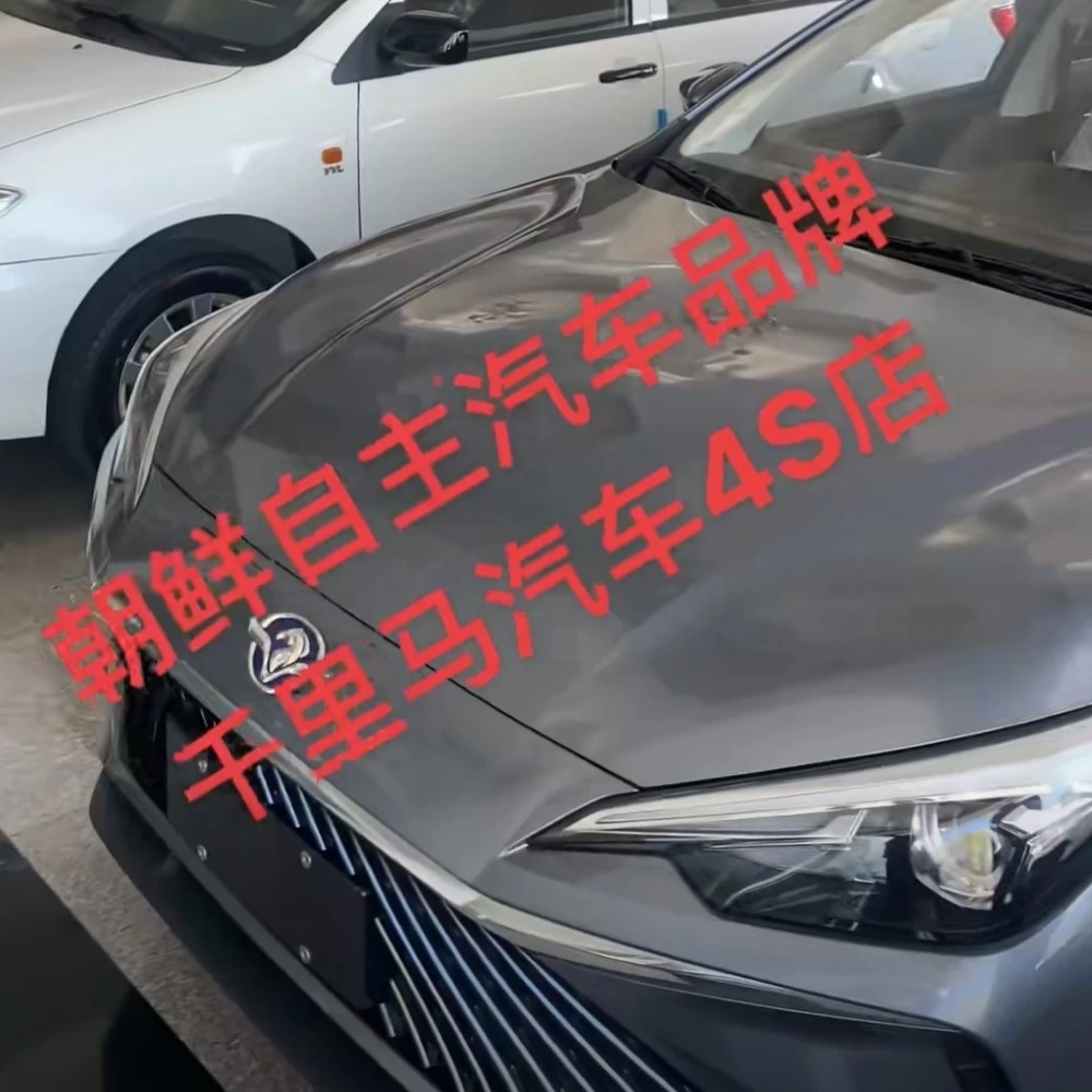 Chollima Roewe i5 в магазине в пхеньяне кндр северная корея шильдик