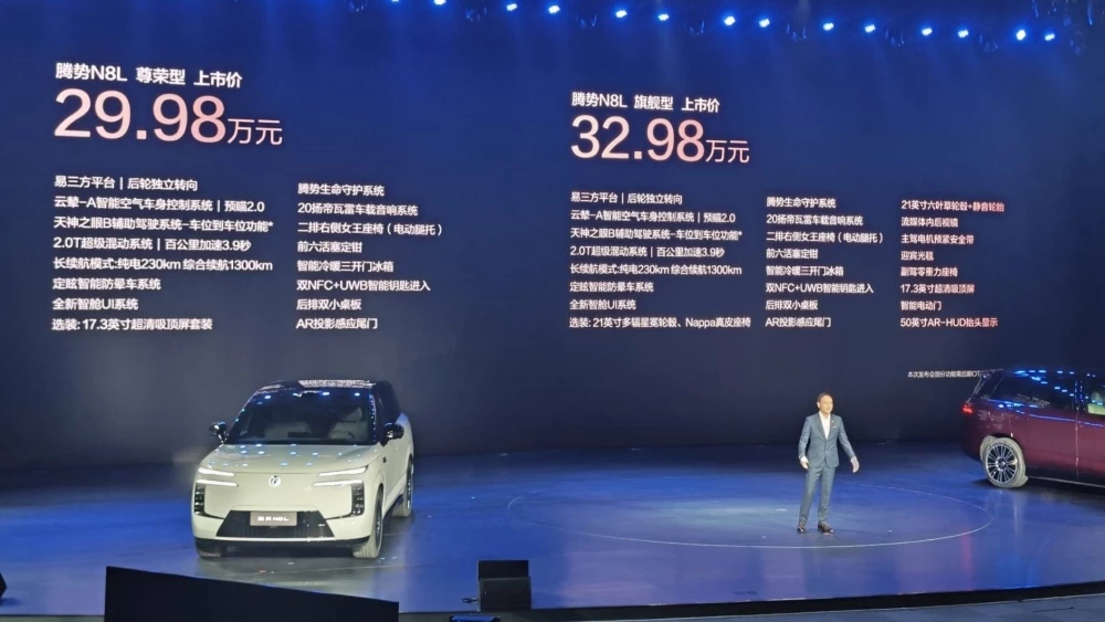 Denza N8L презентация цены комплектации