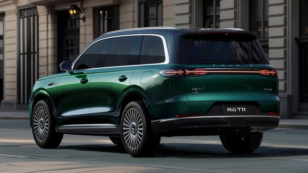 Кроссовер Chery Fulwin T11 сбоку сзади