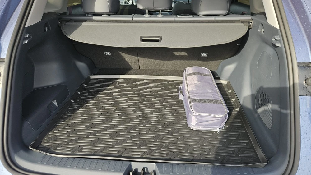 Geely EX5 EM-i тест салон интерьер багажник