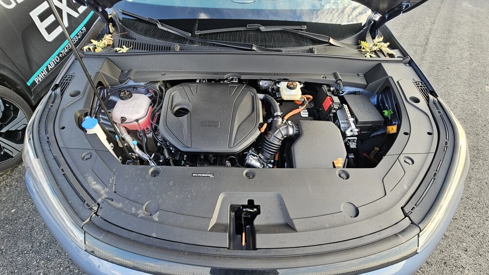 Geely EX5 EM-i тест капот двигатель мотор капот открыт