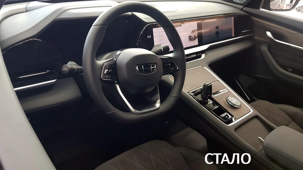 Geely Monjaro обновленный в Беларуси салон интерьер