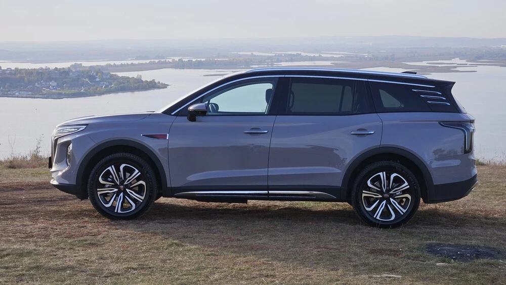 Hongqi HS7 тест сбоку