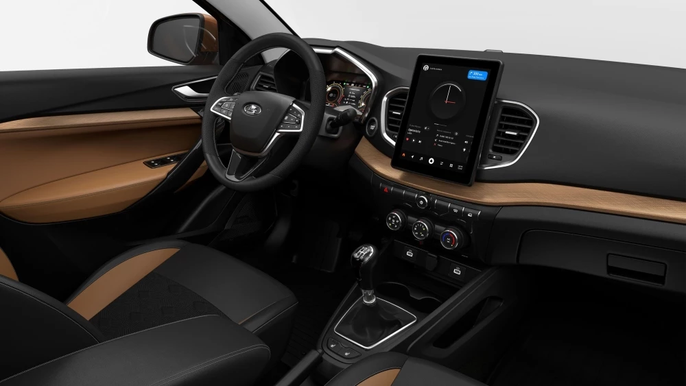 Седан Lada Vesta салон интерьер официальный