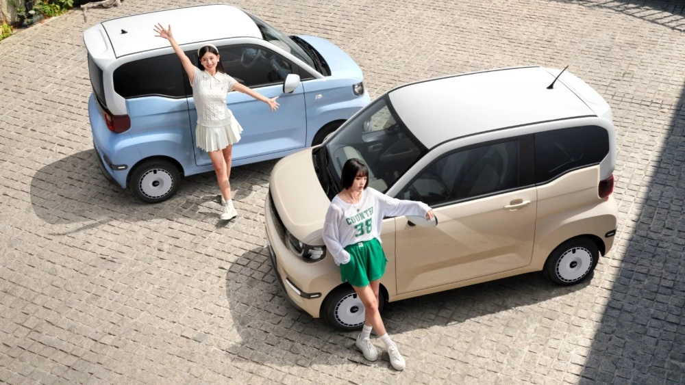 электрический ситикар Chery qq ice cream сверху сбоку