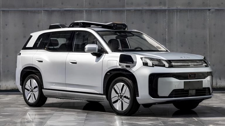 роботакси gac aion v didi сбоку спереди