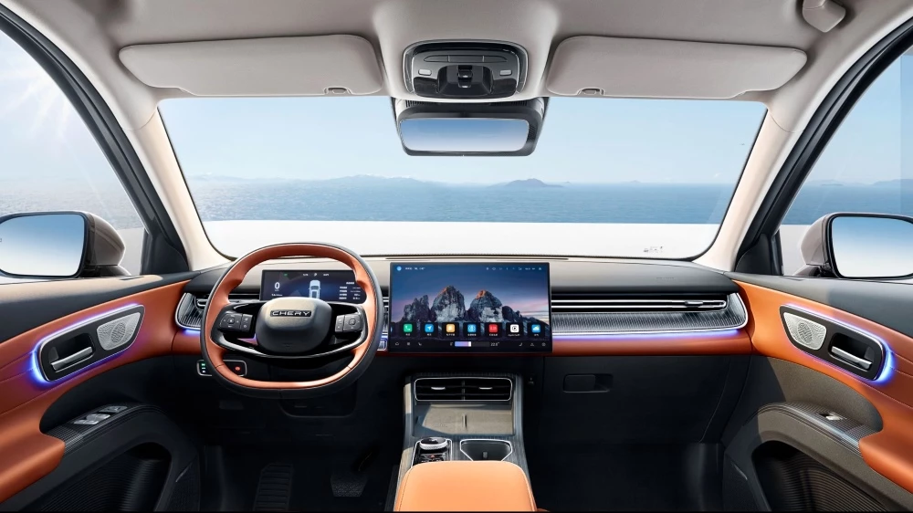 новый кроссовер chery tiggo 8 tiger edition интерьер