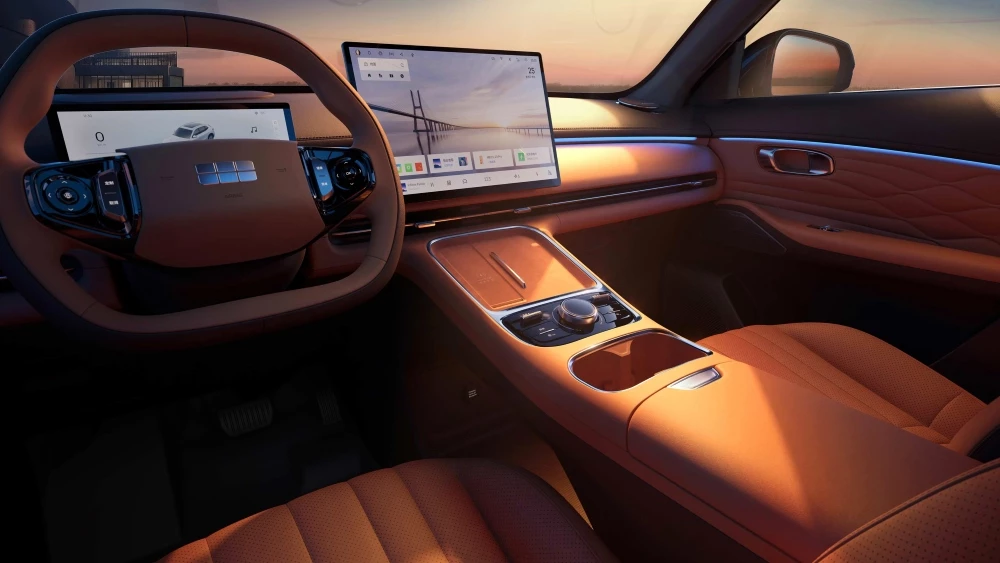 geely galaxy starship 7 ex5 em-i обновленный кроссовер интерьер