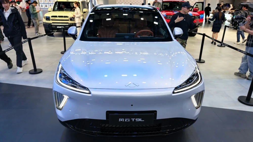 кроссовер chery fulwin t9l в Гуанчжоу 2025 спереди