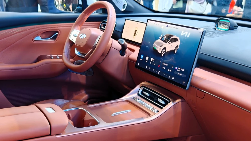 кроссовер chery fulwin t9l автосалон в Гуанчжоу 2025 интерьер