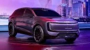 AUDI E SUV спереди сбоку концепт презентация автосалон гуанчжоу 2025