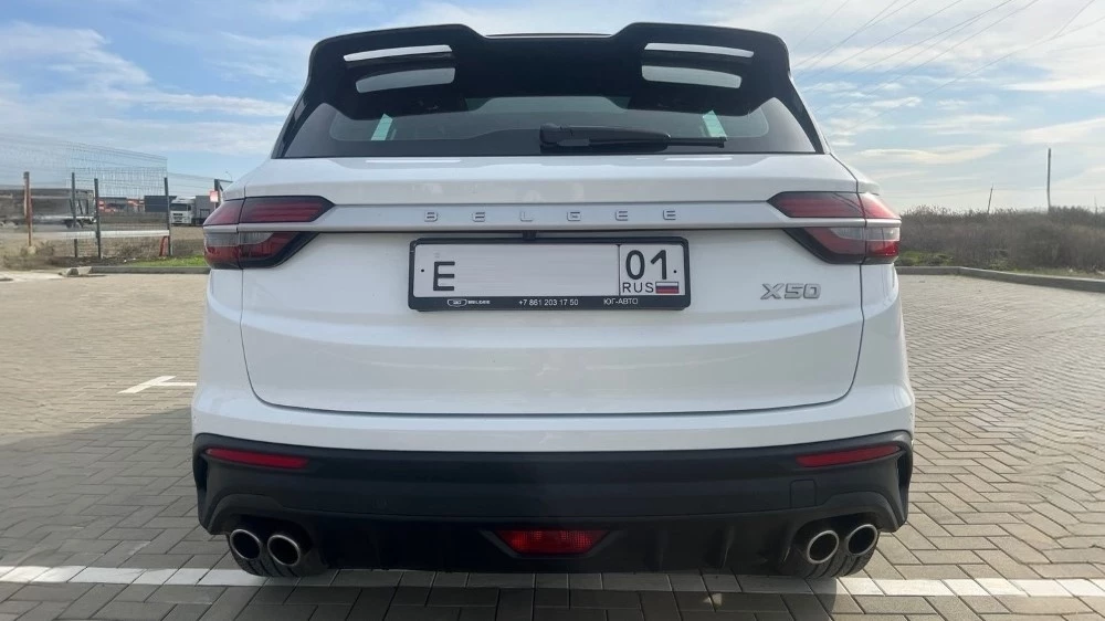 Кроссовер Belgee X50 сзади отзыв