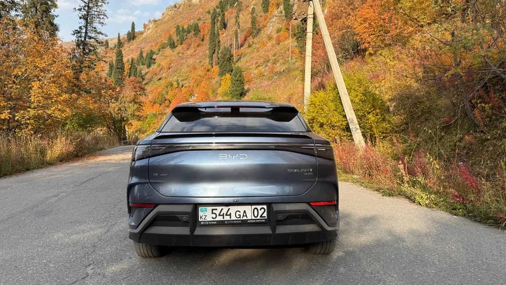 BYD Sealion 7 казахстан тест сзади шимбулак