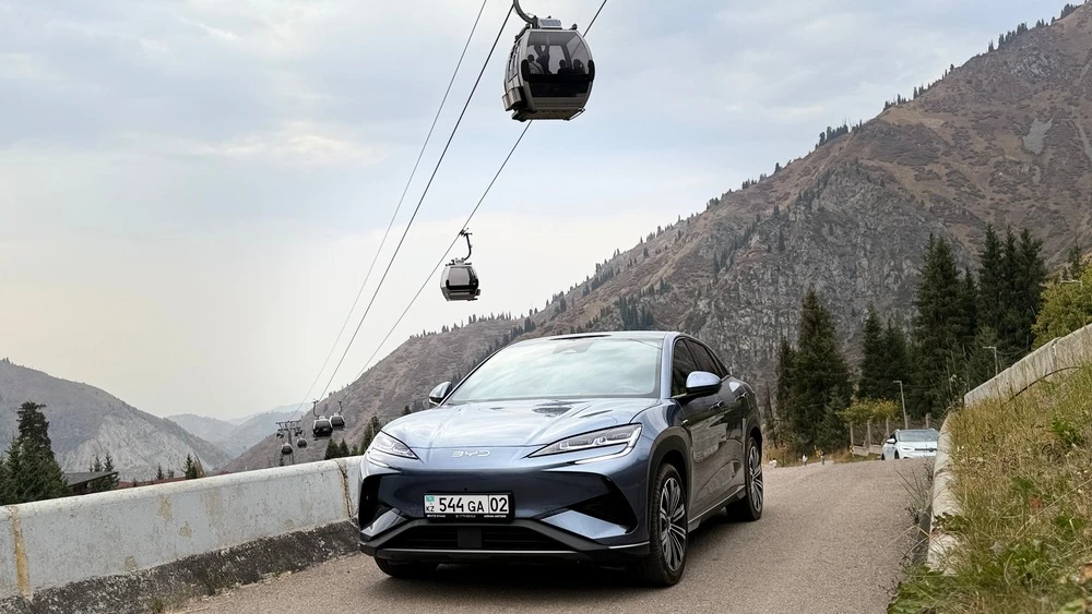 BYD Sealion 7 казахстан тест сбоку спереди шымбулак