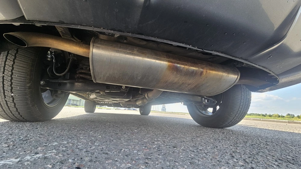 Changan CS75 Plus обновленный третьего поколения снизу днище выхлопная система