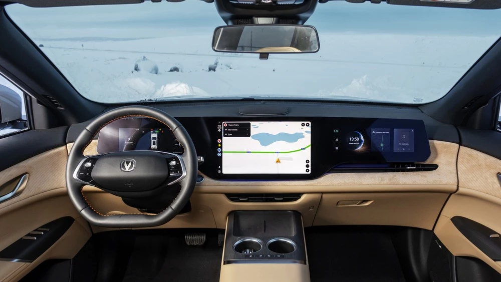 Changan CS75 Plus AWD полноприводный тест салон интерьер