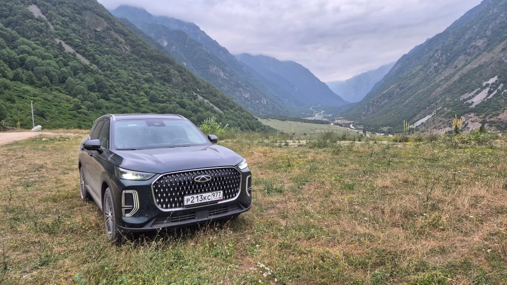 Chery Tiggo 9 андреев отпуск спереди в горах подкаст